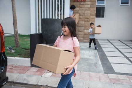 ready to move to the new houseの写真素材