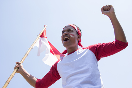 indonesian independence day celebrationの写真素材