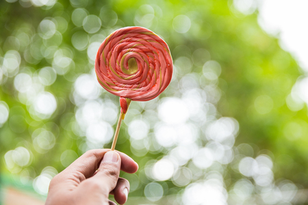 gulali traditional candy lollipopの写真素材