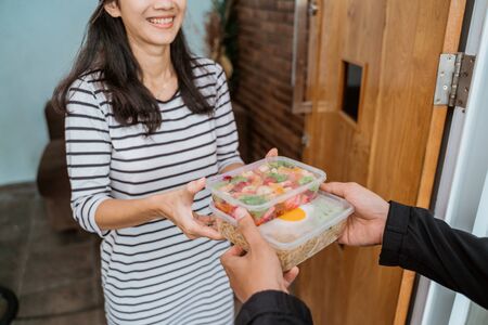 online food shopping service conceptの写真素材