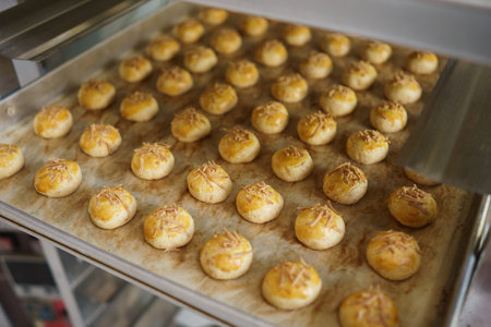 fresh nastar cake from the oven
