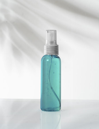 plastic bottle hand sanitizer product mockup