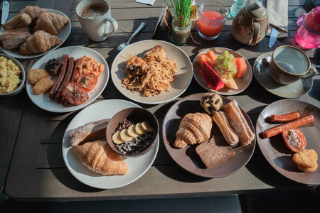 Portraits of various delicious foods