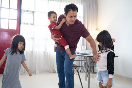 Two little kids, sister fighting over a toy. the conflict between children.