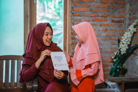 A heartfelt moment captured beautifully with a mother and daughter sharing their deep love