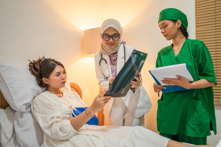 Healthcare professionals provide essential support to patients in hospitals for better recovery