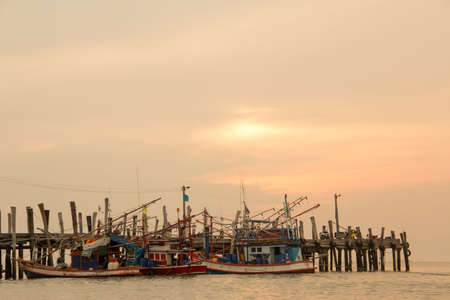 The fisherman life in Pataya.の写真素材