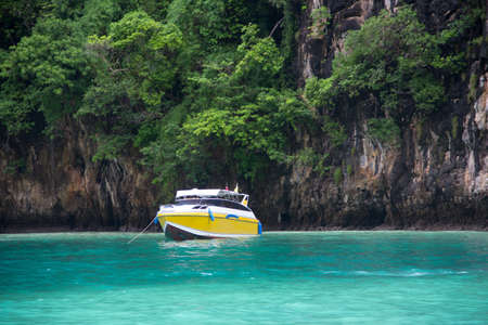 Pileh lagoon in Krabi province Thailand.の写真素材