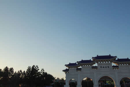Jiang Kai Shek memorial hall 2017 , Taipei , Taiwanの写真素材