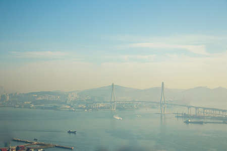Top view of Busan , Korea.のeditorial素材