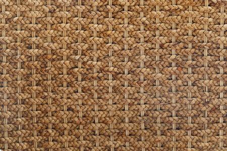 wallpapper, background, wickerwork from stalks of water hyacinth, warm light brownの写真素材