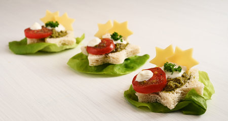 Creative party canapes