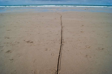 beach in noth coast of Galiciaの写真素材