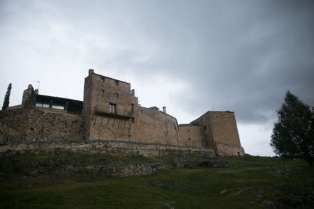 Pedraza city centre, Segoviaの写真素材