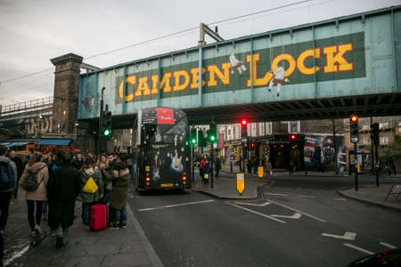 Candem Town market at Londonのeditorial素材