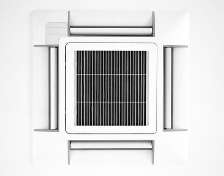 Air conditioning system installed on the Cellino.の写真素材