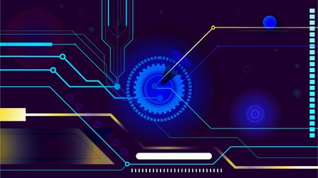 technology abstract backgroundのイラスト素材
