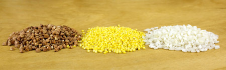 Cereals - buckwheat rice millet
