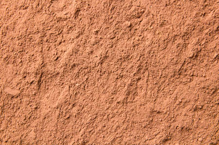 Background of a dry powder cocoa brown, delicious, naturalの写真素材