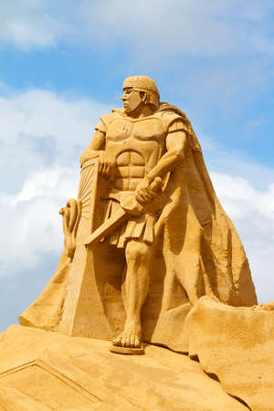 Sondervig DK - sand sculpture Festivalのeditorial素材