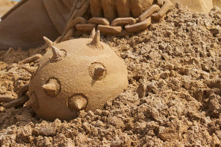 Sondervig DK - sand sculpture Festivalのeditorial素材