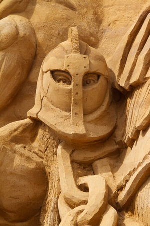 Sondervig DK - sand sculpture Festivalのeditorial素材