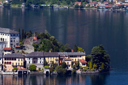 Orta Lake - Italyの写真素材