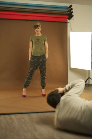 studio shootingの写真素材