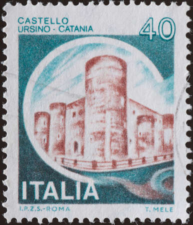 postage stamp - Italyの写真素材