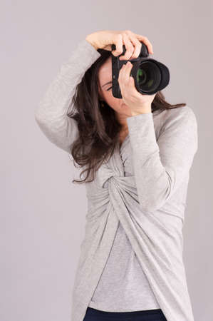 female photographerの写真素材