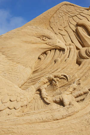 Sondervig DK - Sand Sculpture Festival 2013の写真素材