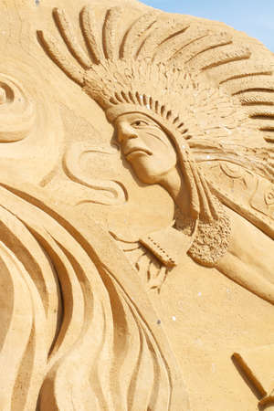 Sondervig DK - Sand Sculpture Festival 2013の写真素材
