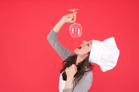 lady chefの写真素材