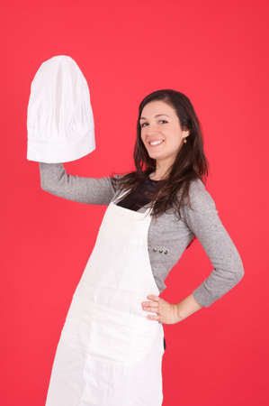 lady chefの写真素材