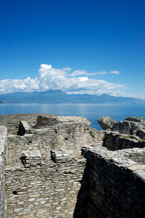 Catullus Caves in Garda Lake,Italy