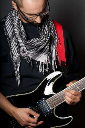 guitar playerの写真素材