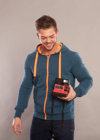 male photographerの写真素材