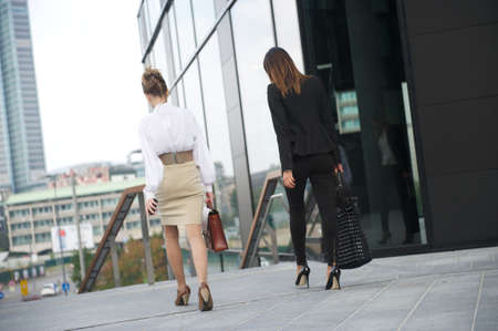 businesswomen walkingの写真素材