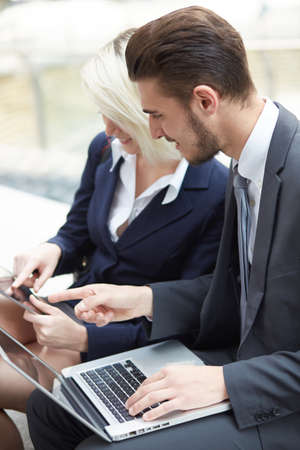 business teamworkの写真素材