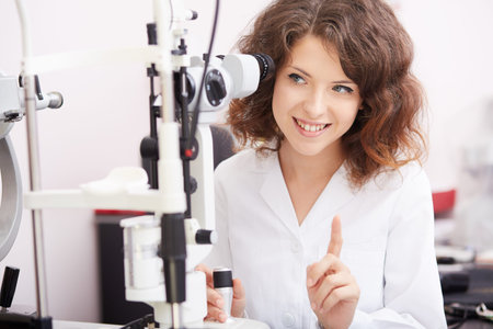 young optometrist