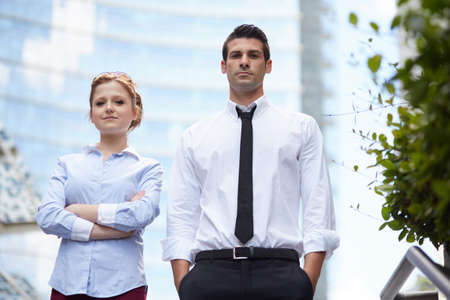 Business people in an urban environmentの写真素材