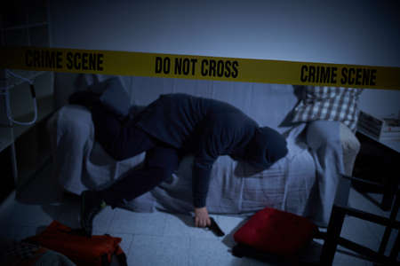 crime sceneの写真素材