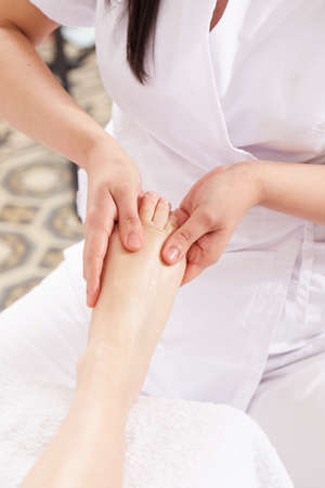 thai foot massageの写真素材