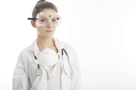 forensic doctor on crime sceneの写真素材