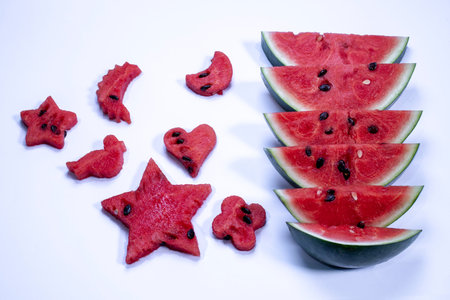 watermelon isolated on white background