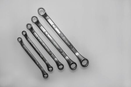 set equipment isolated on white backgroundの写真素材