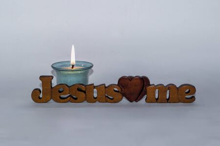 candle light. christmas decorationの写真素材