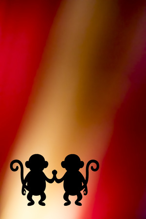Chinese lunar new year backgroundの写真素材