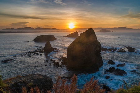 Sunrise in Papuma Beach, East Java, Indonesia