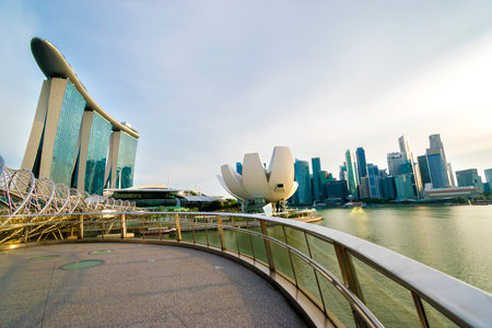 View of city in Singapore